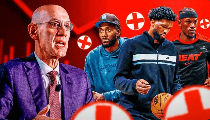 流言板]NBA收视下降球员的伤病管理或是主因(图1)