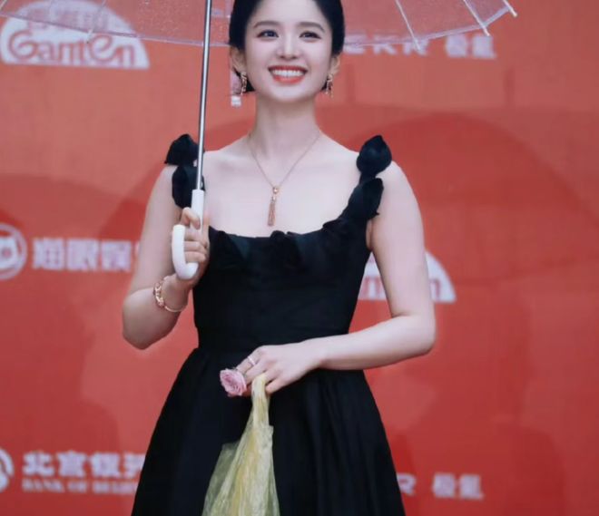 张婧仪红毯拎垃圾袋被嘲？网友：这包我月薪3千也买得起！(图3)