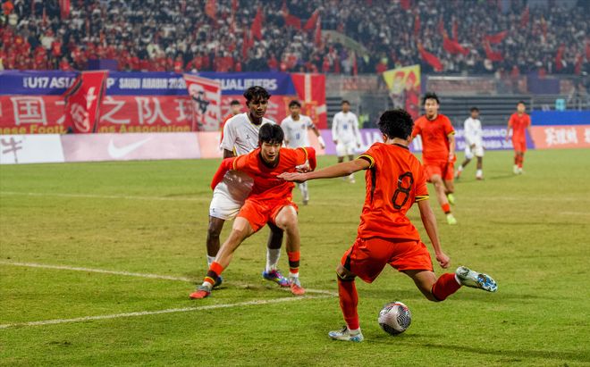 8-0狂胜！U16国少火力全开4连胜末轮PK孟加拉剑指亚洲杯(图2)