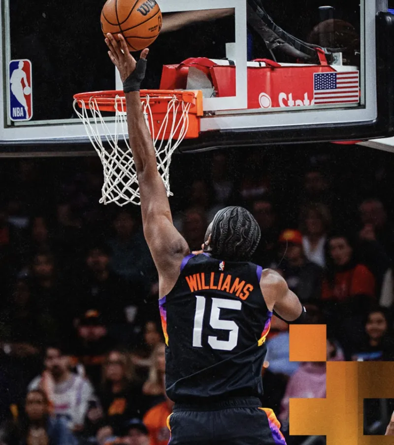 流言板]马克-威廉姆斯生涯单赛季出场纪录为44场本赛季已出战41场(图1)